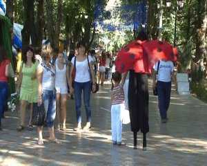 В симферопольском Детском парке выступил российский цирк