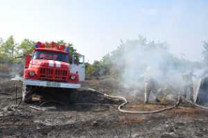У телебашни в Севастополе вспыхнул пожар