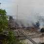 В Севастополе загорелось здание с распределительной подстанцией