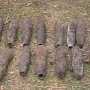 Крымчанин откопал в поле полсотни артиллерийских снарядов