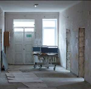 Здание отделения кардиохирургии в Столице Крыма начали капитально ремонтировать