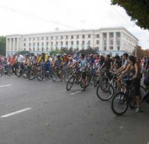 Велопробег в Симферополе собрал около 50 участников