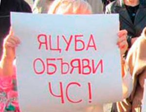 В Севастополе на митинге против пескососов потребовали отставки Яцубы