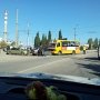 В Севастополе легковушка протаранила автобус