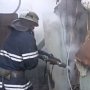 Из горевшего общежития в Гаспре пожарные вынесли шесть газовых баллонов