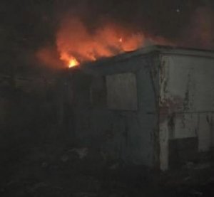 В Симеизе в строительном вагончике сгорел человек