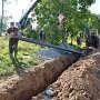 В Симферополе завершается закольцовка водовода на Украинку