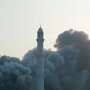 В Саках горела мечеть