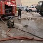В Столице Крыма потушили горящий цех