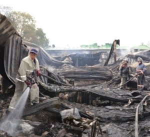 Милиция завела дело из-за пожара в магазине бытовой техники в Столице Крыма