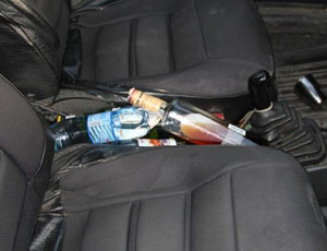 В Керчи пьяный водитель не смог даже выползти из машины к гаишникам