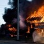 В крымском селе выгорела баня