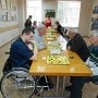 Турнир по шашкам между людей с инвалидностью состоялся в Алуште