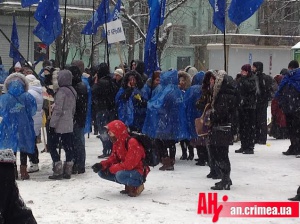 В Киеве под охраной «Беркута» «засветились» крымские регионалы