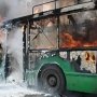 В Севастополе горел троллейбус — пламя погасили 6 огнетушителями