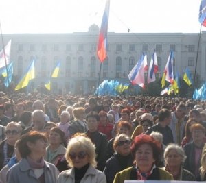 Завтра в Столице Крыма соберут митинг в поддержку Президента