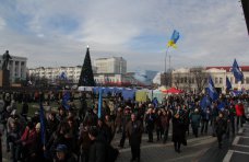 В Столице Крыма прошёл митинг против фашизма