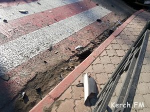 В Керчи столкнулись два автомобиля