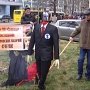 Чучело Бандеры и флаг УПА сожгли в Крыму