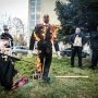 В Крыму сожгли чучело Бандеры
