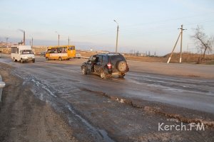 В Керчи Волга на большой скорости протаранила Chery Tiggo