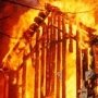 В Нижнегорском районе мужчина получил ожоги на пожаре