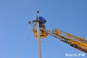 В поселке Опасное под Керчью электричество дадут к вечеру