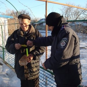 Граждане поблагодарили сакских правоохранителей за то, что не оставили их без поддержки в промежуток времени морозов