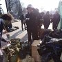 Силовики спешно покидают центр Киева