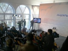 В Столице Крыма презентовали обновленный пресс-центр на ГТРК «Крым»