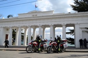На службу в МЧС Севастополя поступили пожарные мотоциклы