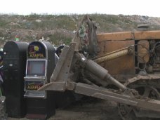 В Столице Крыма правоохранители уничтожили игровые автоматы