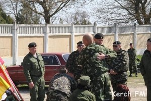 Керченские морпехи отправились в Украину