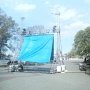 На Приморском установили три экрана для прямой линии с Президентом