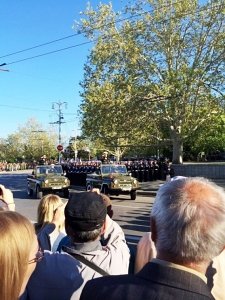 В центре Севастополя прошла первая репетиция парада на День Победы