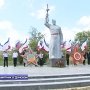 Реконструкция памятника павшим в боях против фашистской Германии солдатам-односельчанам в селе Донском, симферопольского района, завершилась