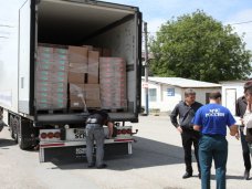 В Крым доставили гуманитарный груз из Санкт-Петербурга
