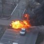 В Симферополе взрывом уничтожило машину