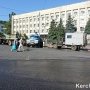 В Керчи, возле Кирова, 5 «традиционный» порыв водовода