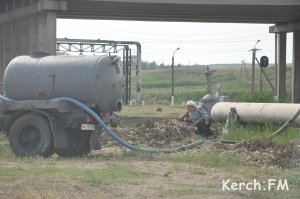 Водоканал Керчи проводит замену водовода