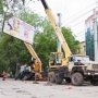 В Алуште демонтируют нарушающие закон торговые объекты и рекламные конструкции