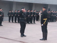 В Севастополе первые морские пехотинцы весеннего призыва приняли присягу