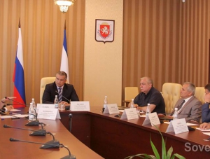 Аксенов встретился с представителями национальных обществ Крыма