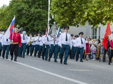 В Севастополе прошёл парад военных оркестров всех флотов России