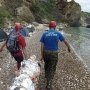 Севастопольские спасатели оказали помощь парню, который упал при спуске на пляж