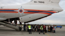 Партия беженцев вылетела из Симферополя в Воронеж