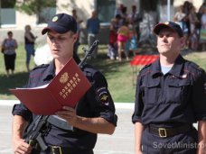 В Столице Крыма 80 военных приняли присягу