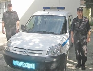 В Алуште нарядом вневедомственной охраны задержан подозреваемый в совершении кражи