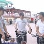 Велопатруль полиции охраняет порядок в Феодосии
