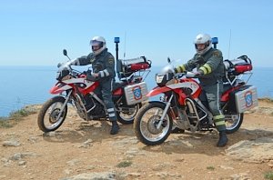 Пожарные мотоциклы МЧС России будут дежурить на байк-шоу